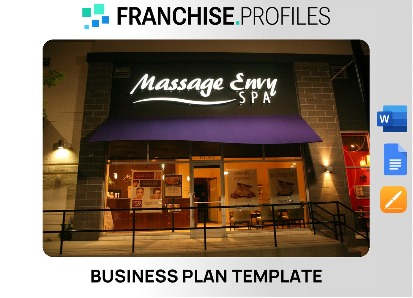 Massage Envy Franchise Business Plan Template