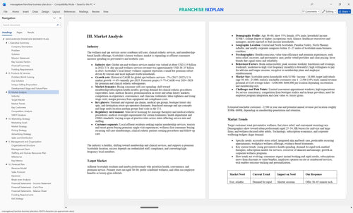 massageluxe franchise business plan 3