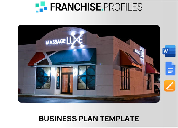 MassageLuXe Franchise Business Plan Template
