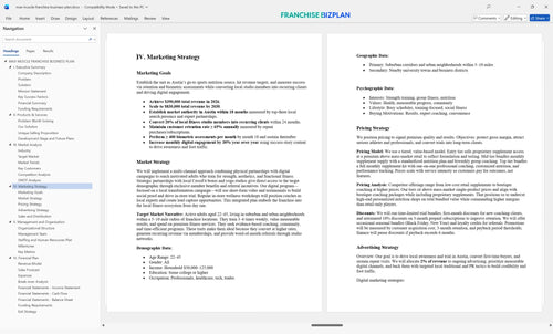 max muscle franchise business plan 4