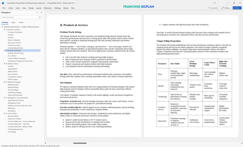 mayweather boxing fitness franchise business plan 2