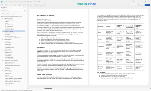 mcalisters deli franchise business plan 2