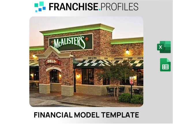 McAlister's Deli Franchise Financial Model Template