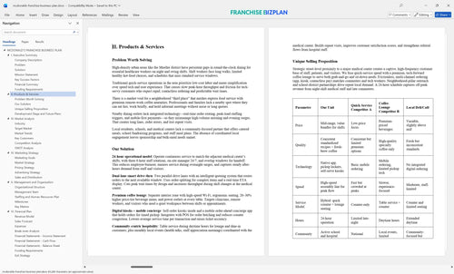 mcdonalds franchise business plan 2