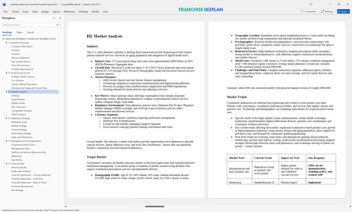 medicap pharmacy franchise business plan 3