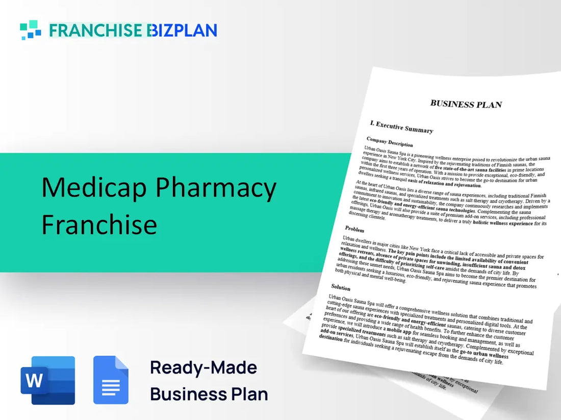 Medicap Pharmacy Franchise Business Plan 2026 Updated