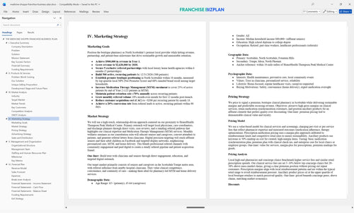 medicine shoppe franchise business plan 4