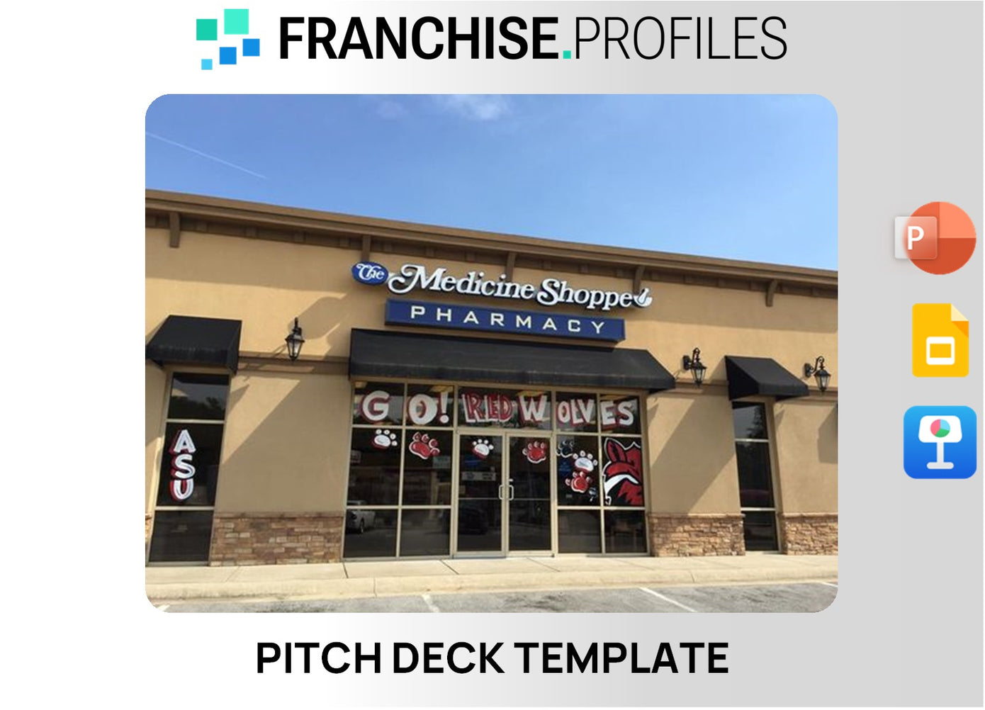 The Medicine Shoppe Franchise Pitch Deck Template
