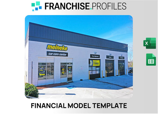 Meineke Car Care Center Franchise Financial Model Template
