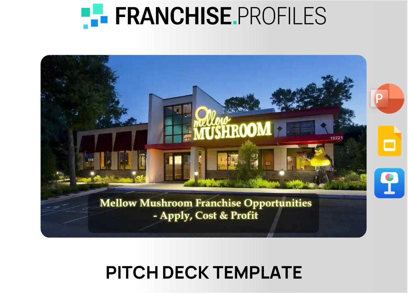 Mellow Mushroom Franchise Pitch Deck Template