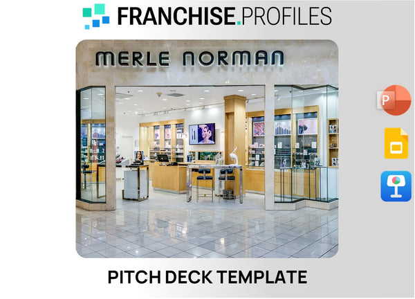 Merle Norman Franchise Pitch Deck Template
