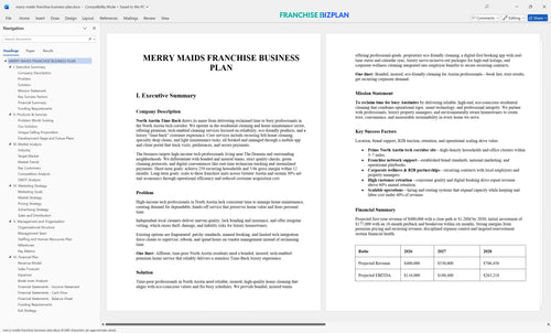 merry maids franchise business plan 1