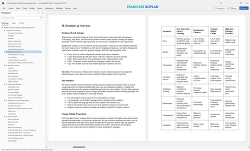merry maids franchise business plan 2