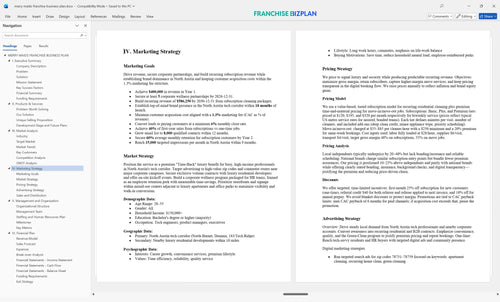 merry maids franchise business plan 4