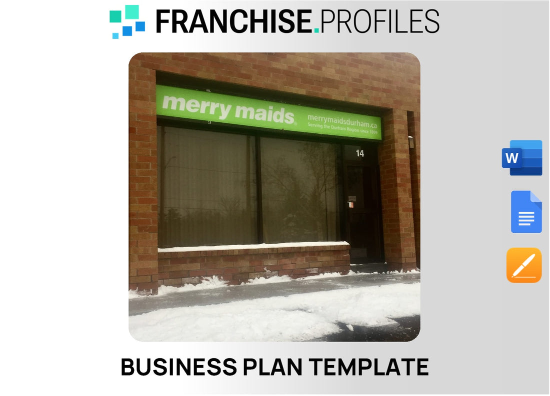 Merry Maids Franchise Business Plan Template