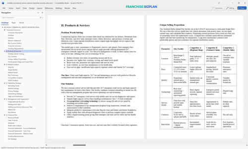 michelin commercial service network franchise business plan 2
