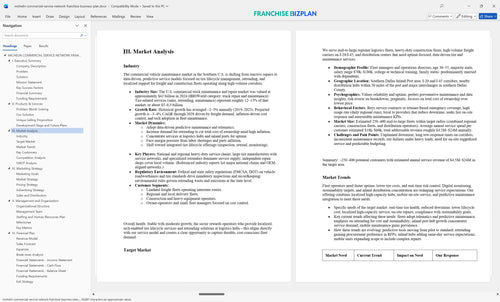 michelin commercial service network franchise business plan 3