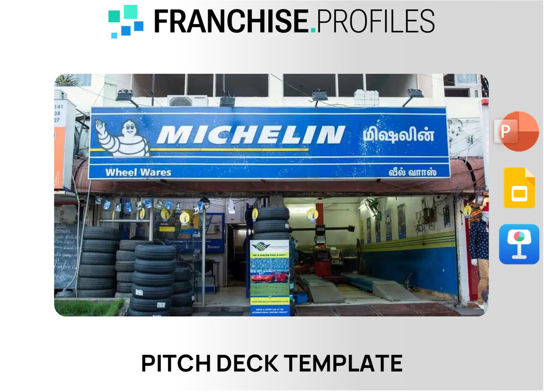 Michelin Commercial Service Network Franchise Pitch Deck Template