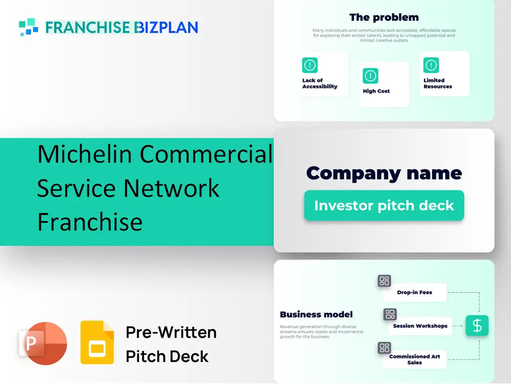 Michelin Commercial Service Network Franchise Investment Pitch Deck 2026