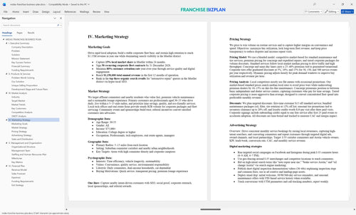 midas franchise business plan 4