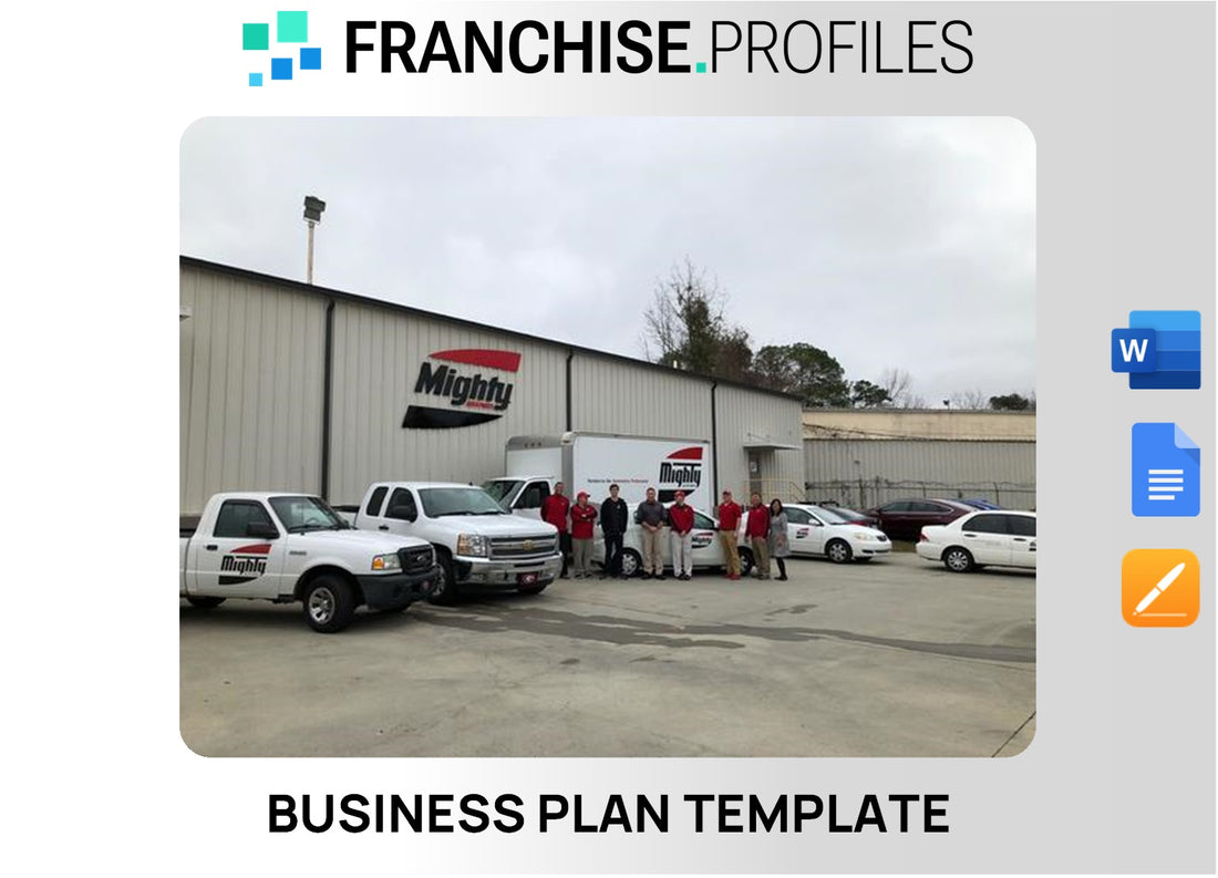 Mighty Auto Parts Franchise Business Plan Template