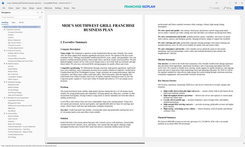 moes southwest grill franchise business plan 1