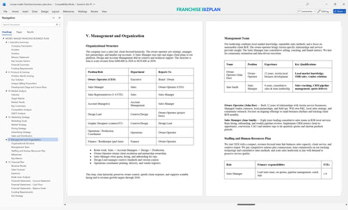money mailer franchise business plan 5