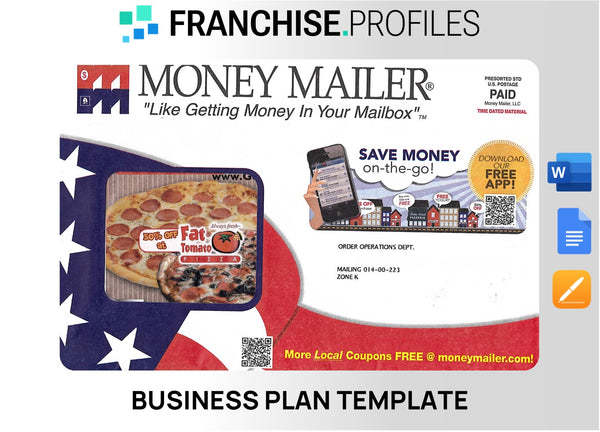 Money Mailer Franchise Business Plan Template