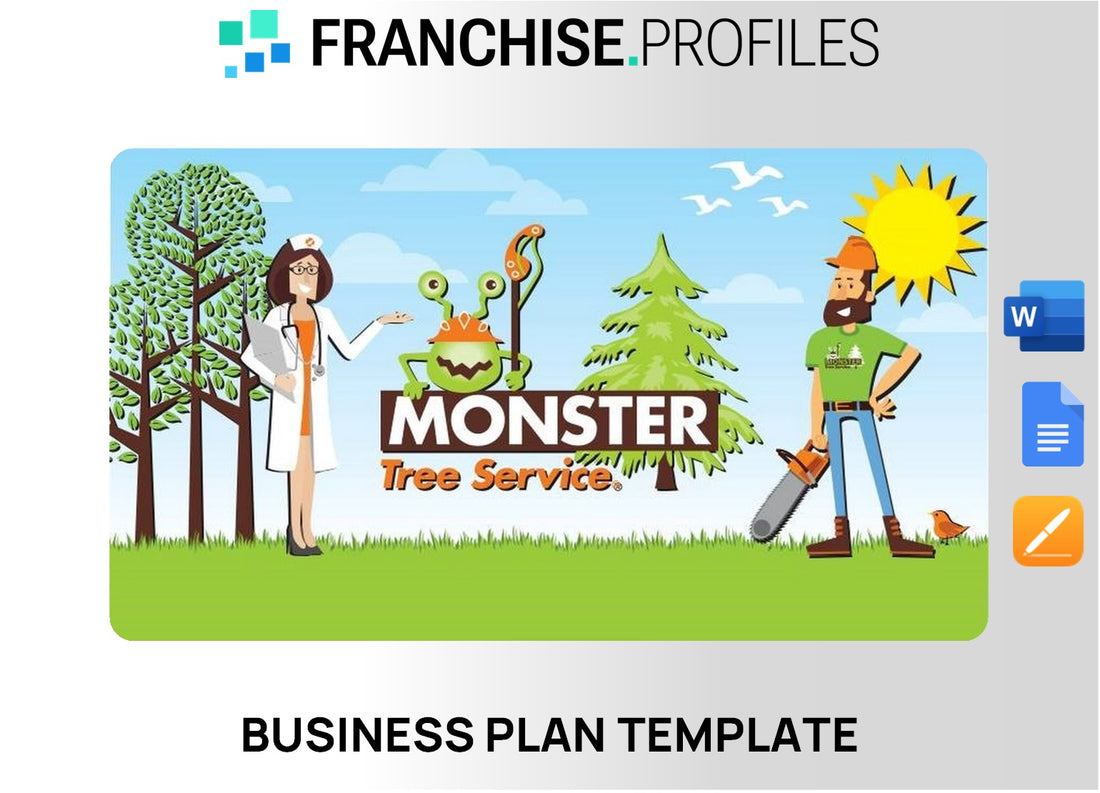Monster Tree Service Franchise Business Plan Template