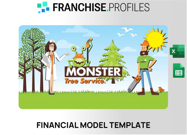 Monster Tree Service Franchise Financial Model Template
