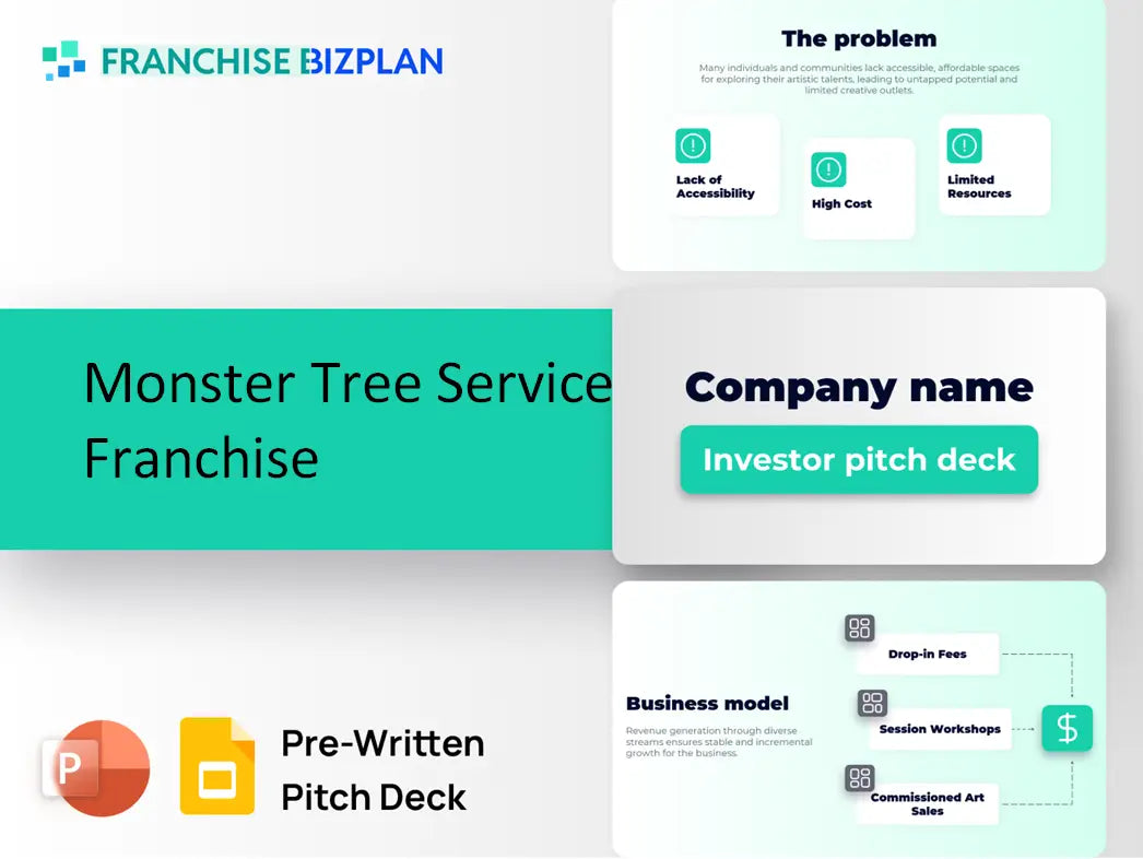 Monster Tree Service Franchise Investment Pitch Deck 2026