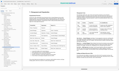 mooyah franchise business plan 5
