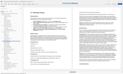 mosquito joe franchise business plan 4