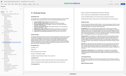 mosquito shield franchise business plan 4