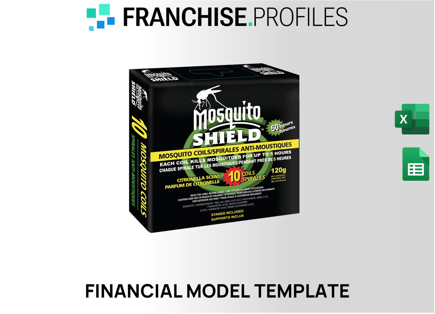 Mosquito Shield Franchise Financial Model Template