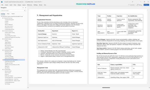 mosquito squad franchise business plan 5