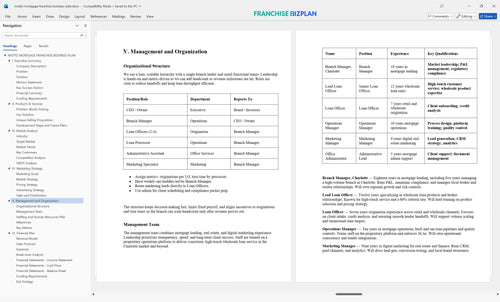 motto mortgage franchise business plan 5