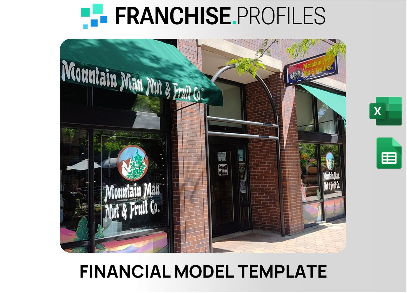Mountain Man Nut & Fruit Co. Franchise Financial Model Template