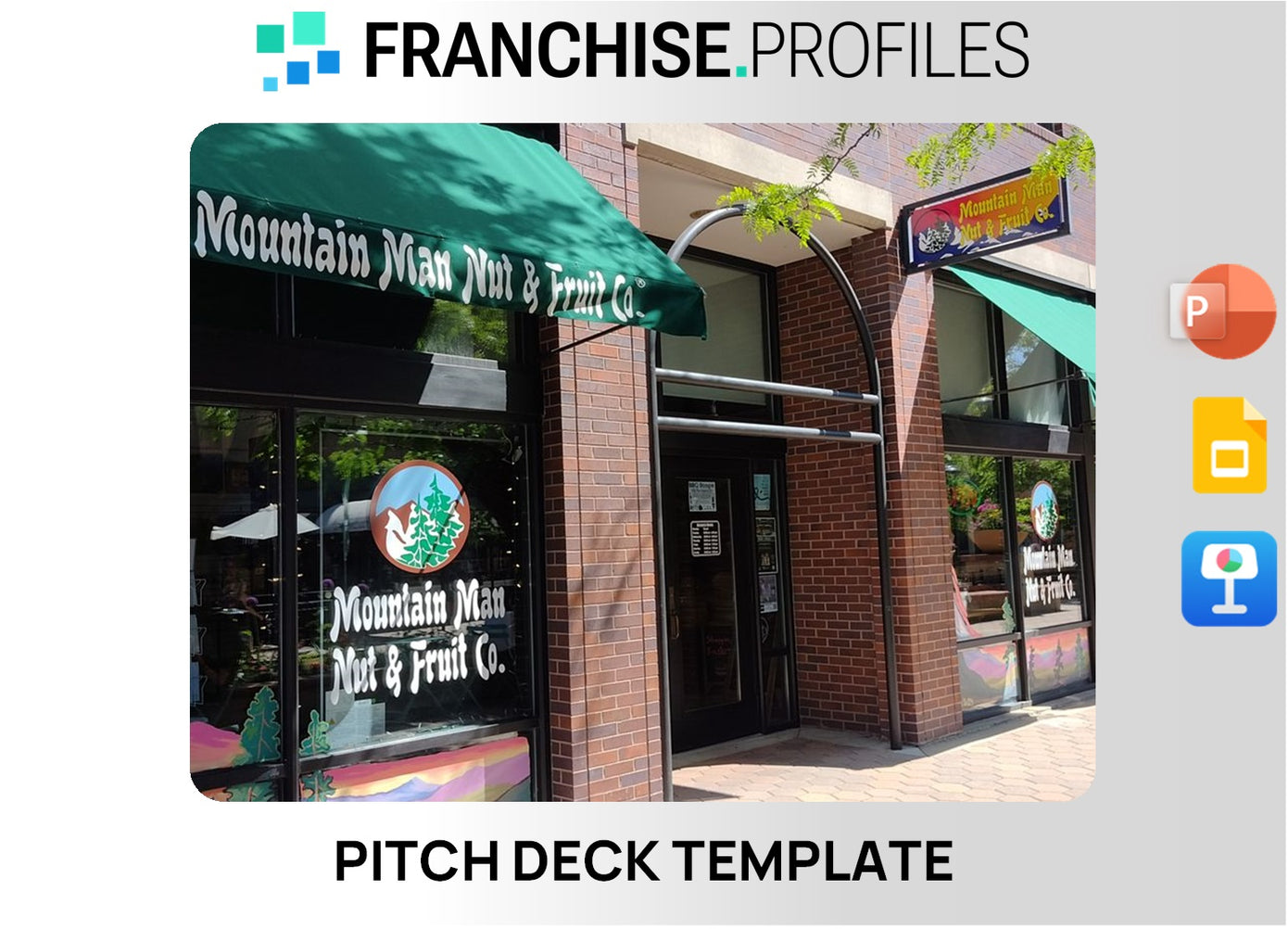 Mountain Man Nut & Fruit Co. Franchise Pitch Deck Template