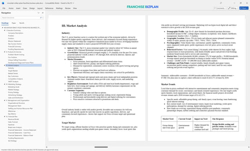 mountain mikes pizza franchise business plan 3