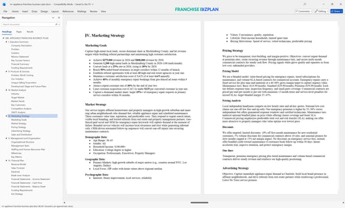 mr appliance franchise business plan 4