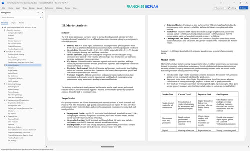 mr handyman franchise business plan 3