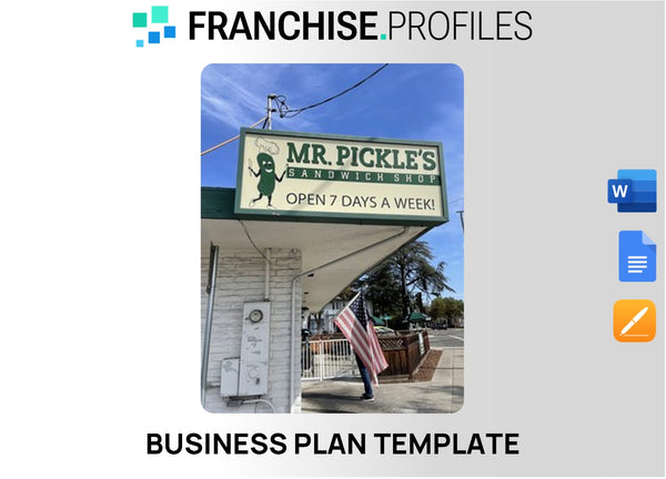 Mr. Pickle's Sandwich Shop Franchise Business Plan Template