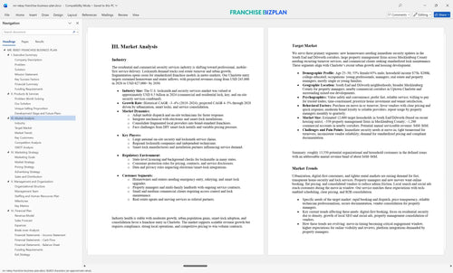 mr rekey franchise business plan 3