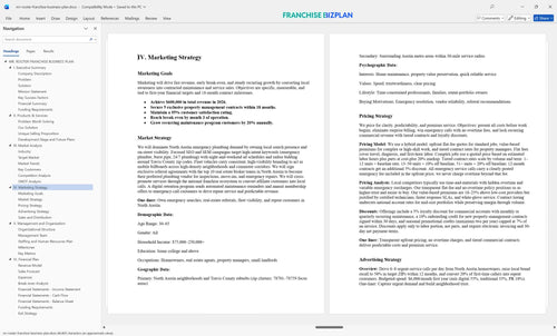 mr rooter franchise business plan 4
