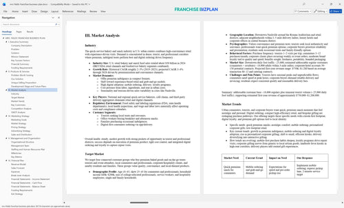 mrs fields franchise business plan 3