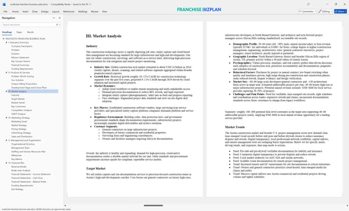 multivista franchise business plan 3