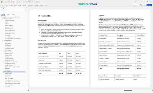my eyelab franchise business plan 6