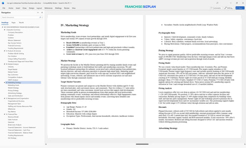 my gym enterprises franchise business plan 4