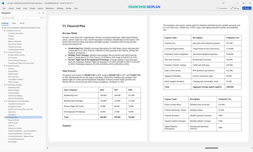 my gym enterprises franchise business plan 6